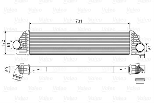 Intercooler Valeo Renault 818561