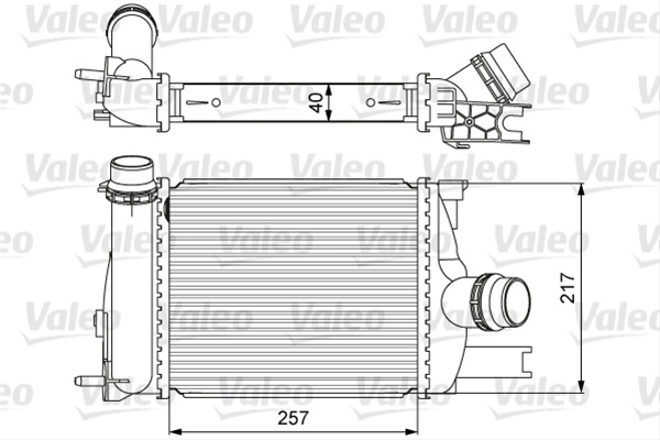 Intercooler Valeo Renault 818622