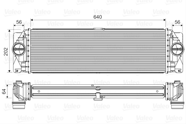 Intercooler Valeo Vw 818341