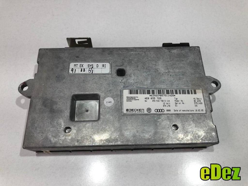 Interfata audio Audi A6 Allroad (2006-2011) [4FH, C6] 4E0035729