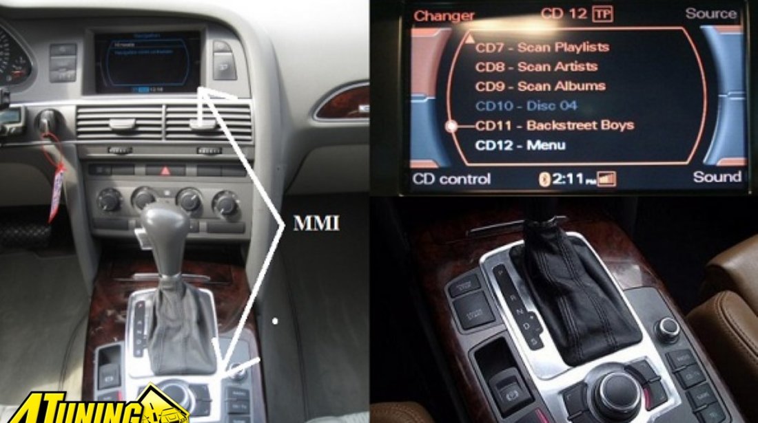 Interfata audio Ipod Iphone integrare oem Audi MMI 2G