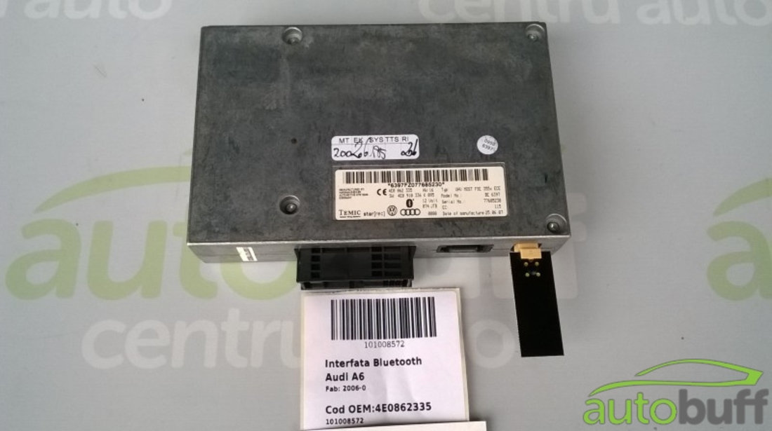 Interfata Bluetooth Audi A6 (C5 / 4B 1998-2004) 4E0862335