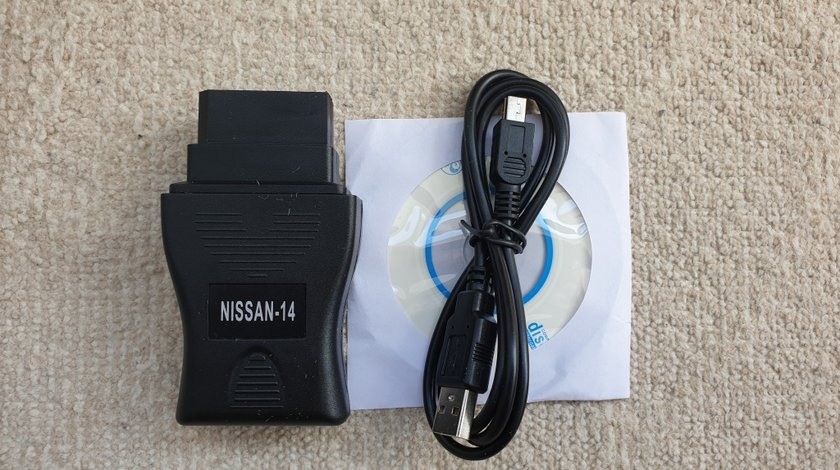 Interfata diagnoza auto tester Nissan Consult USB 14 pini - pana in 2001