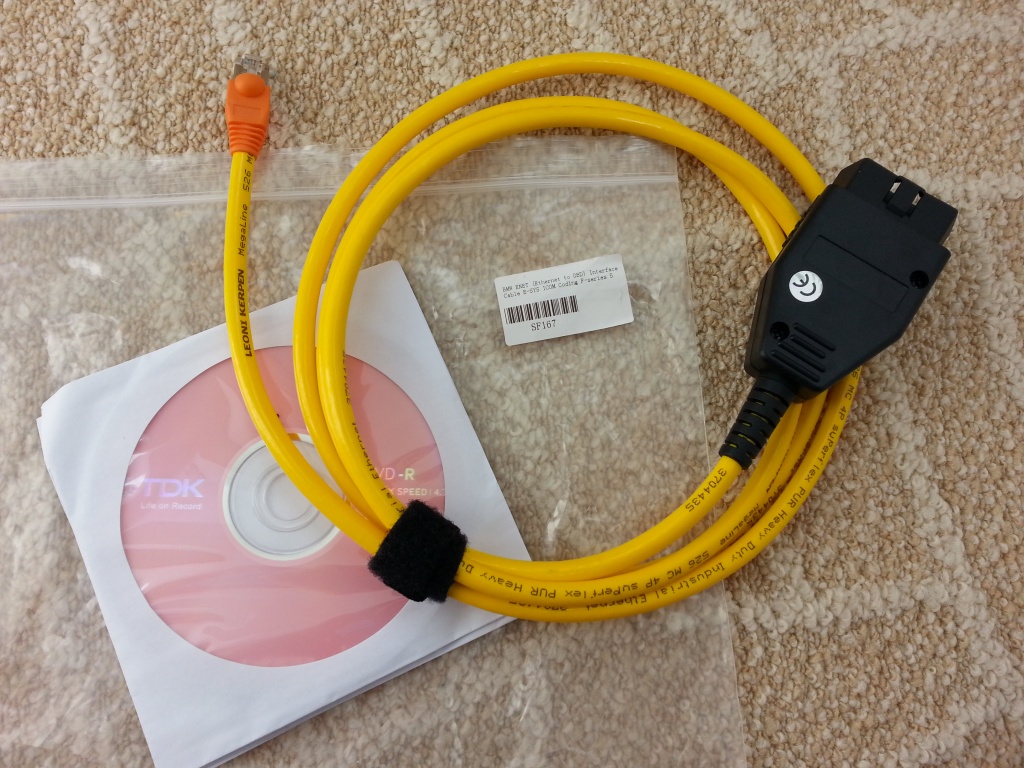 Interfata diagnoza - codari BMW ENET Cable E-SYS, ISTA-P, cod FSC navigatie