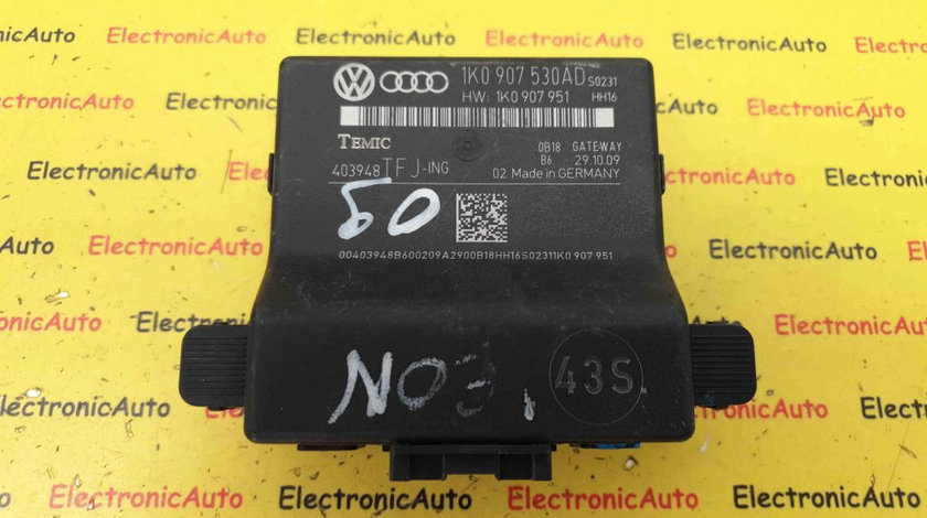 Interfata Diagnoza (gateway) VW, Audi, Skoda, Seat, 1K0907530AD, 1K0907951,