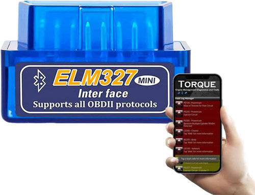 Interfata Diagnoza Mini Epistar Cu Bluetooth V2.1 OBD-14-C