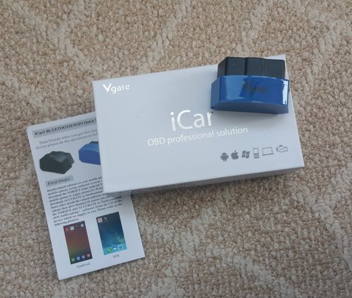 Interfata diagnoza Vgate iCar 3 Bluetooth OBDII OBD2 ELM327 pt. Android iOS PC