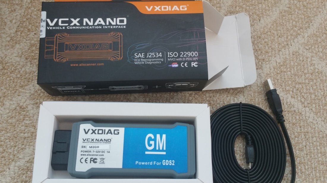 Interfata diagnoza VXDIAG VCX NANO WiFi pentru GM/OPEL GDS2 v2021