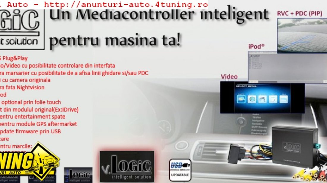 Interfata Multimedia LOGIC Audio Video v Logic DEDICATA Audi MMI 3G