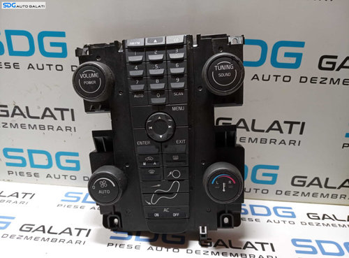 Interfata Panou Consola Comanda Buton Butoane Control Radio CD AC Clima Climatronic Volvo S40 2004 -...