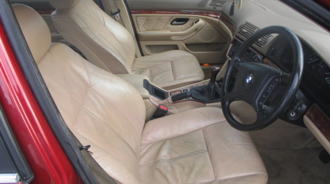 Interior BMW E39 530d 1999 (piele,volan dreapta)