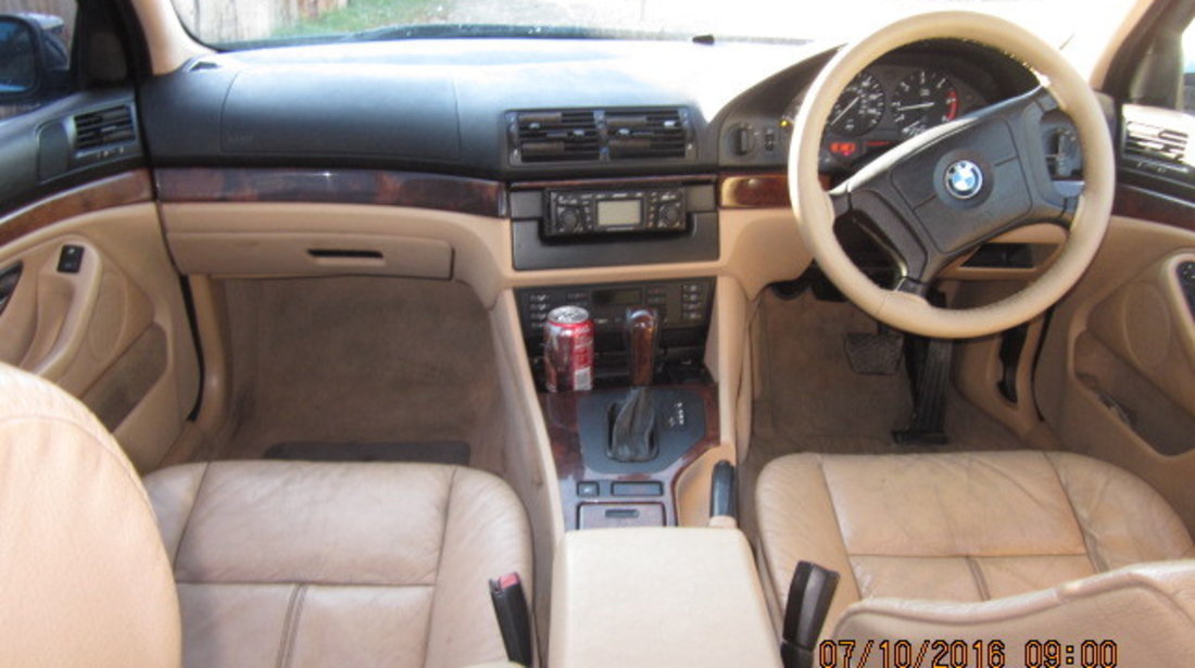 Interior BMW E39 530d 2000 (piele,scaune electrice) (volan dreapta)