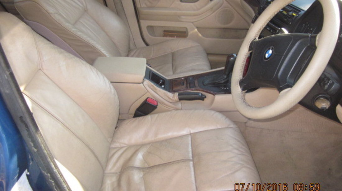 Interior BMW E39 530d 2000 (piele,scaune electrice) (volan dreapta)