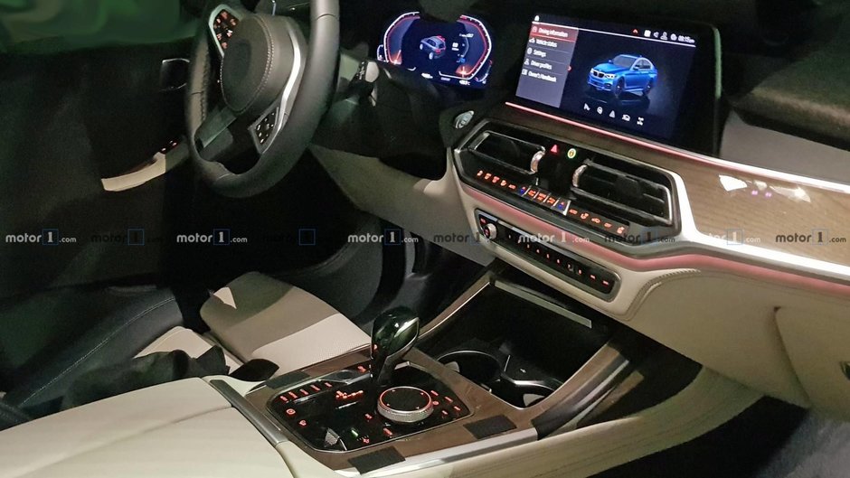 Interior BMW X7- poze spion