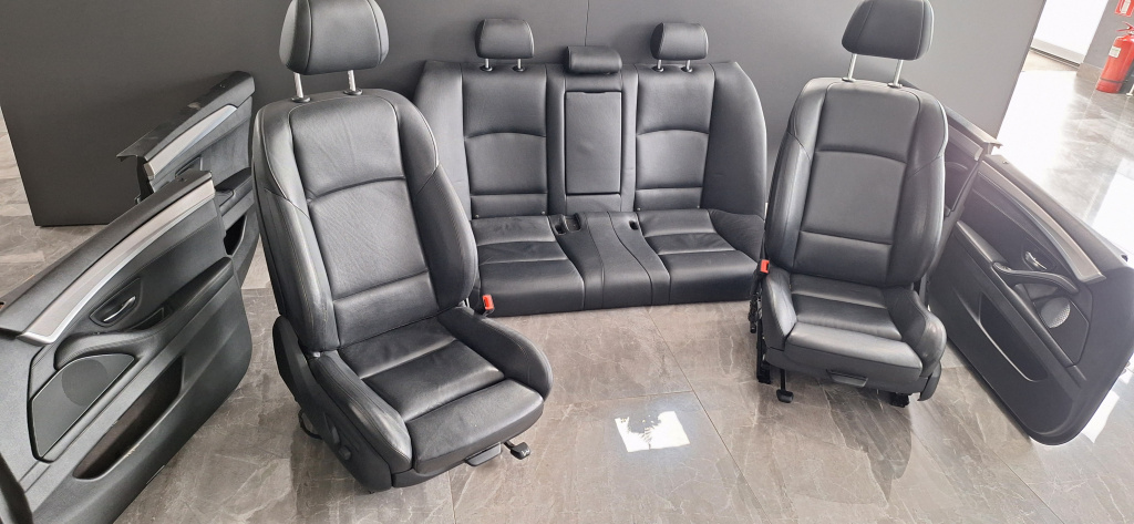 Interior complet BMW Seria 5 (2010-2017) [F10] 2.0 Motorina 2016, PIELE / M PACHET