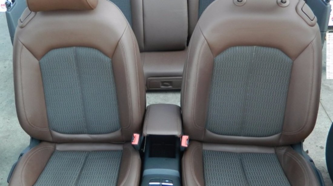 Interior complet din material textil cu piele Audi A3 8V Coupe model 2014