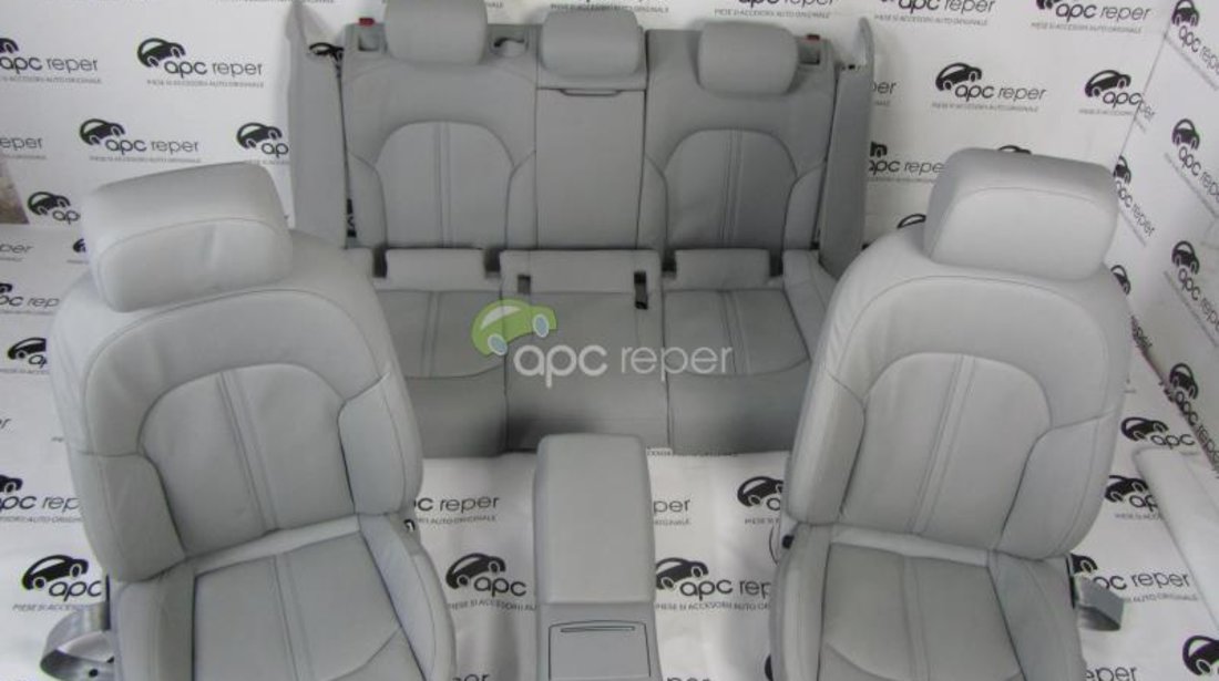 Interior Complet gri Audi A6 4G Break ( kombi) Scaune piele Confort Originale