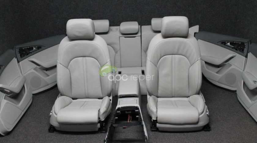 Interior Complet gri Audi A6 4G Break ( kombi) Scaune piele Confort Originale