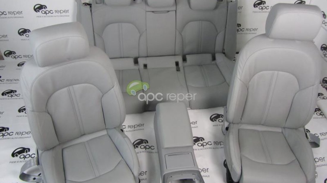 Interior Complet gri Audi A6 4G Break ( kombi) Scaune piele Confort Originale