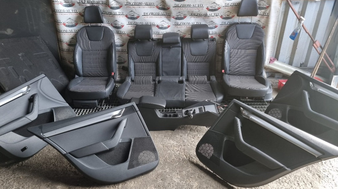 Interior complet Semi-piele cu scaune incalzite,electrice si cu memorii Skoda Octavia 3 Hatchback