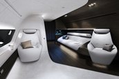 Interior de avion proiectat de Mercedes-Benz Style