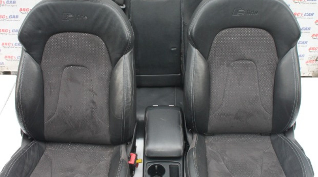 Interior din piele si alcantara S-Line Audi A4 B8 8K limuzina 2008-2015