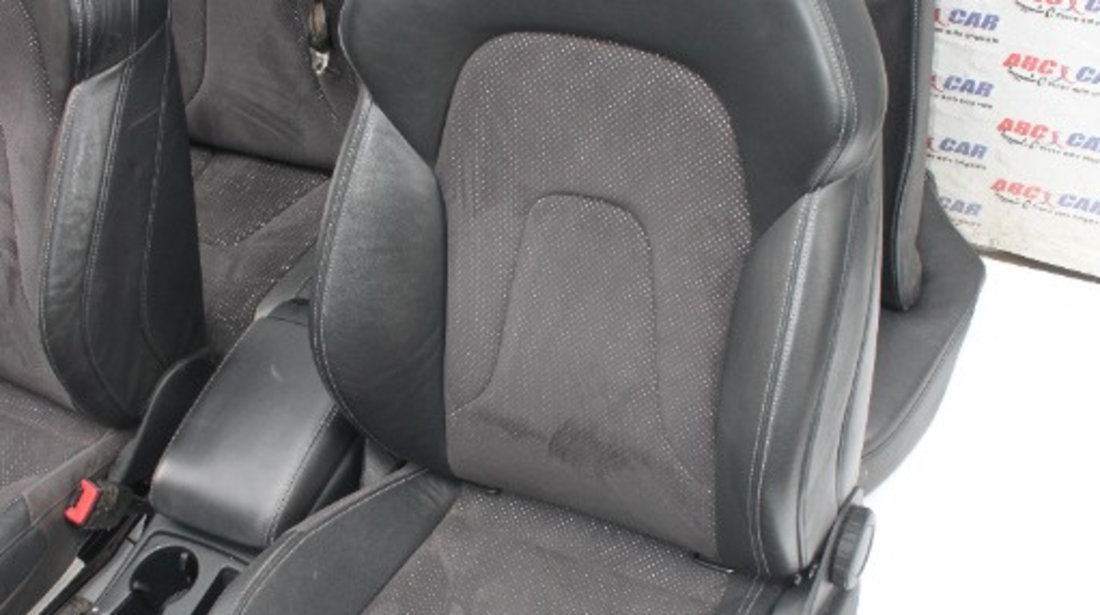 Interior din piele si alcantara S-Line Audi A4 B8 8K limuzina 2008-2015