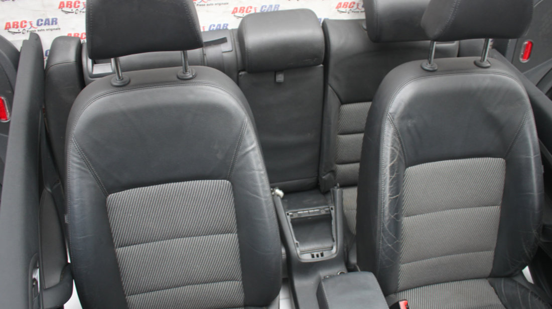 Interior din piele si material textil Skoda Octavia 2 hatchback (1Z3) 2004-2013