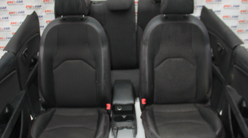 Interior din piele si textil Seat Leon 5F1 2012-2020