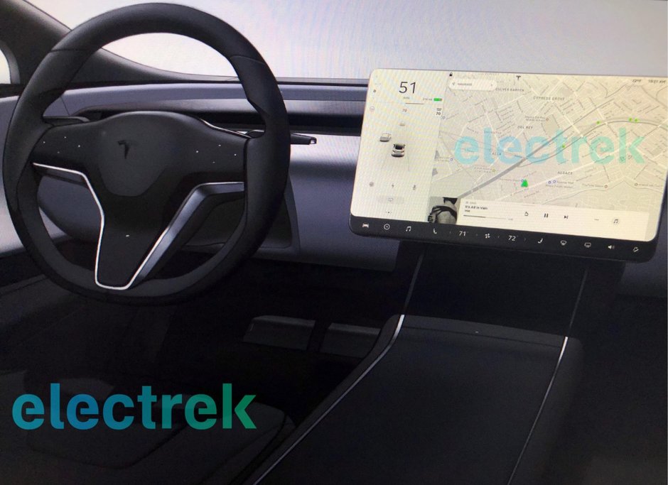 Interior nou pentru Tesla Model S si Model X