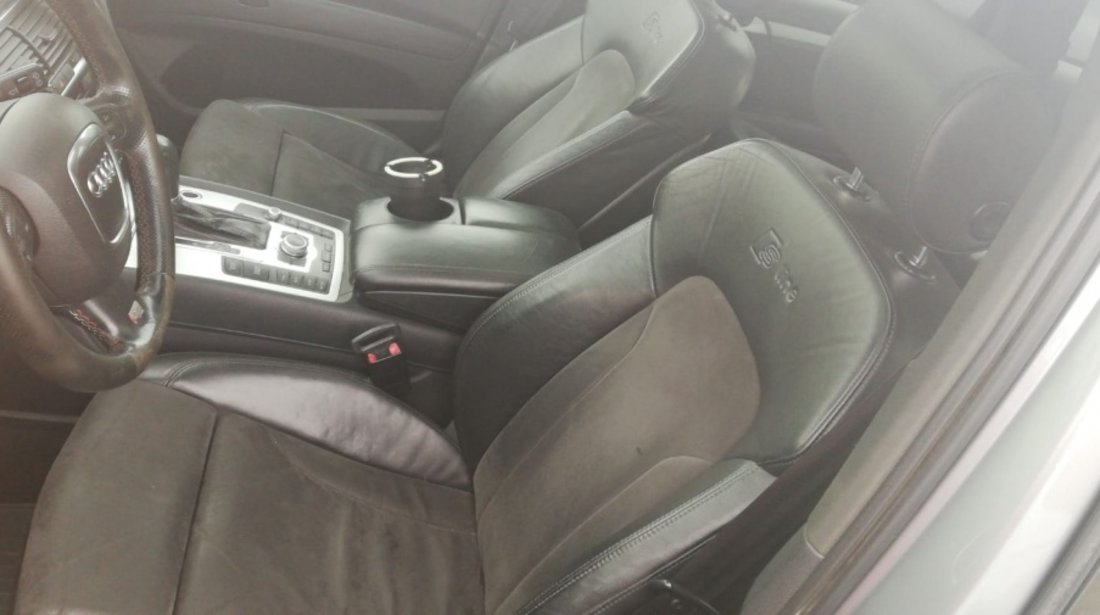 Interior piele alcantara s-line negru scaun sofer bancheta 5 locuri Audi Q7