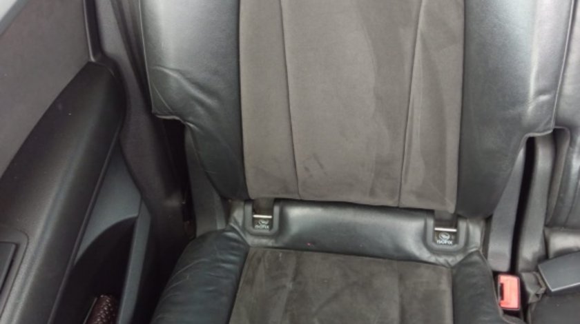 Interior piele alcantara s-line negru scaun sofer bancheta 5 locuri Audi Q7