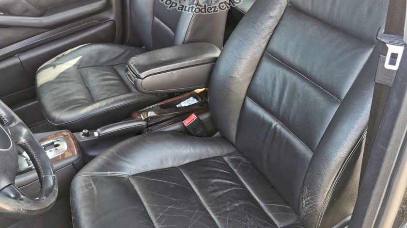 Interior piele Audi A6 C5 berlina negru incalzire scaune si bancheta