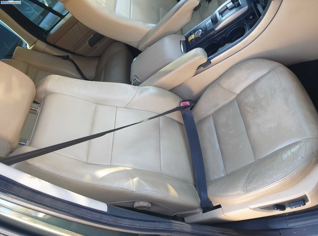 Interior Piele Crem cu Incalzire Scaun Scaune Fata Stanga Dreapta si Bancheta cu Spatar Land Rover Range Rover Sport L320 2005 - 2009 [K4446]