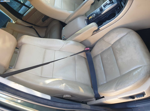 Interior Piele Crem cu Incalzire Scaun Scaune Fata Stanga Dreapta si Bancheta cu Spatar Land Rover R...