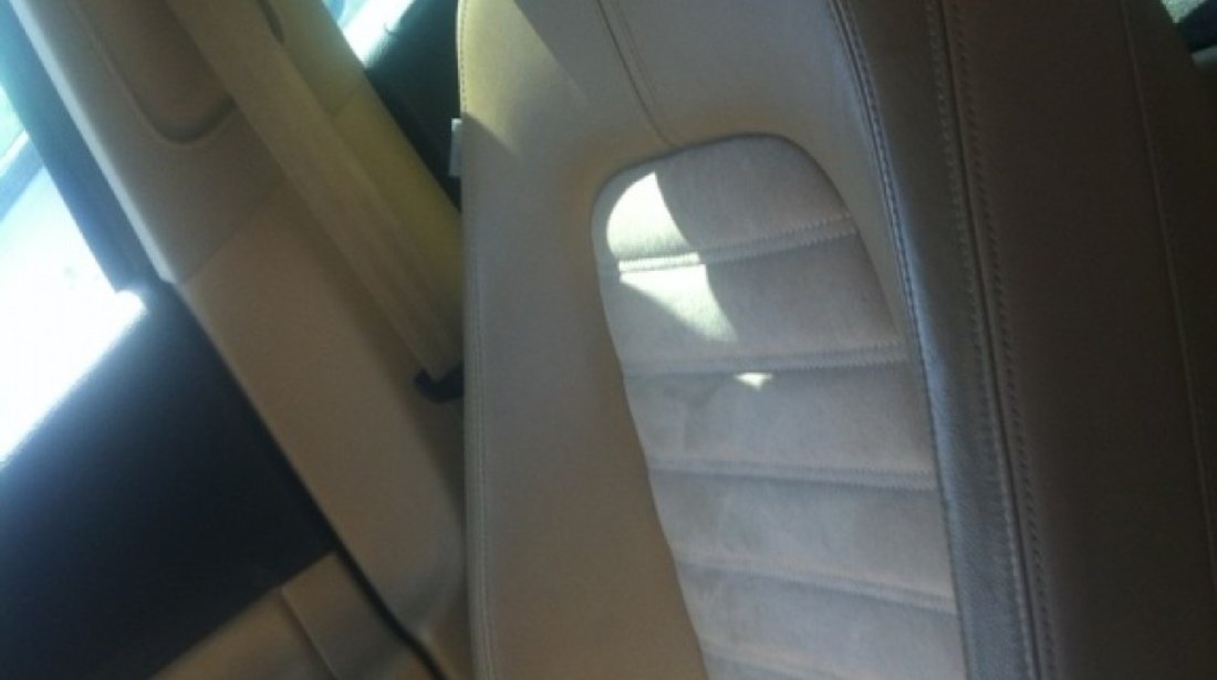 Interior piele cu alcantara culoare crem vw passat b6