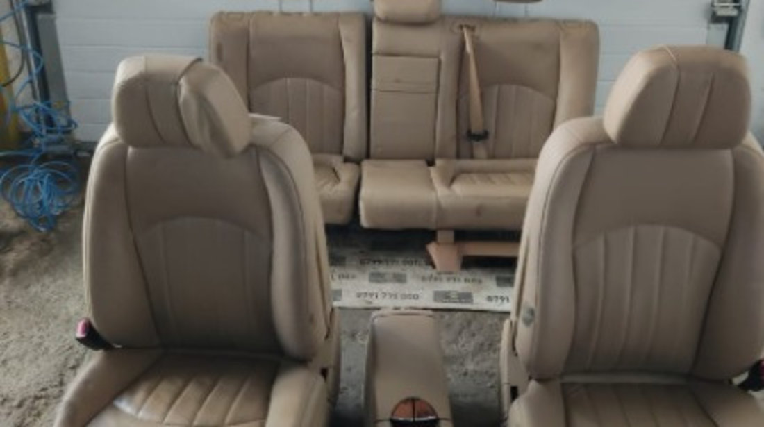Interior piele cu scaune ful electric si ventilate cu memorie Mercedes E-class S211 3.0 DCI cod motor 6429