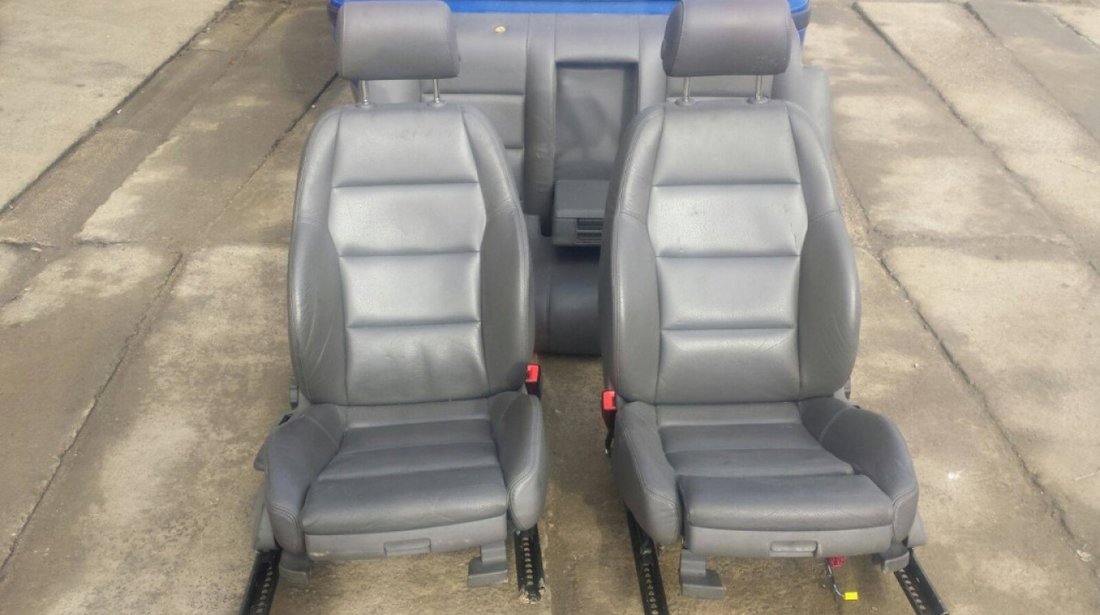 Interior piele culoare bej audi audi a4 b6 si b7