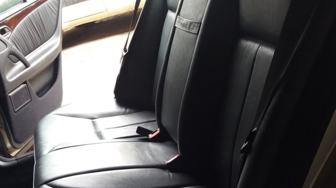 Interior piele neagra, Mercedes E-Class W210, an fabr.1996, 320i