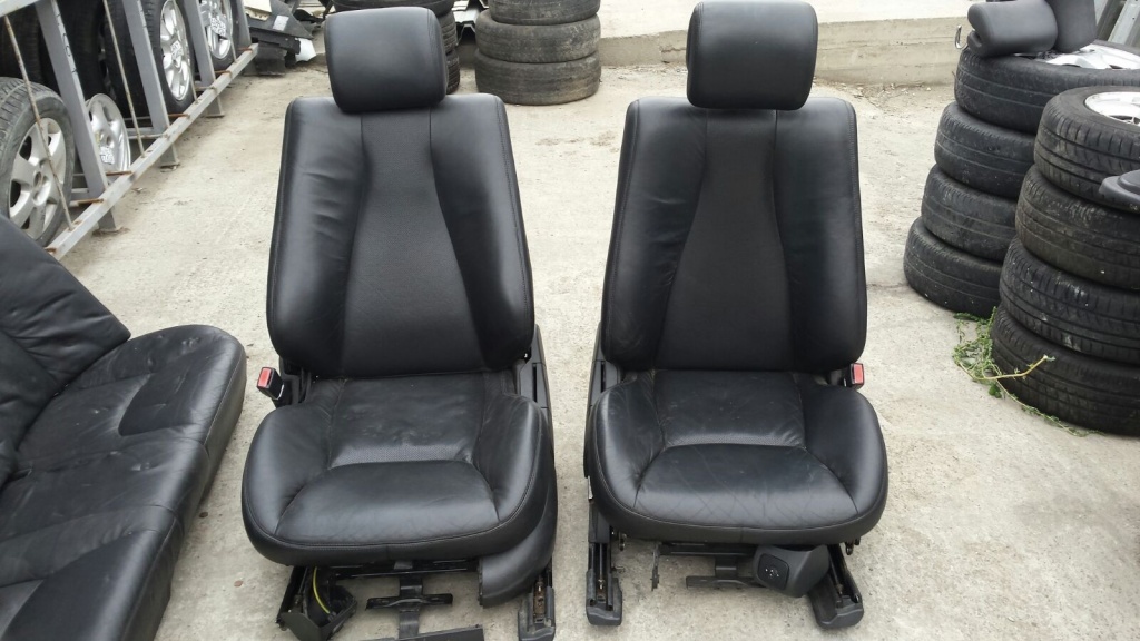 Interior piele neagra, Mercedes S-Class , W220 , fabr. 1998 - 2005