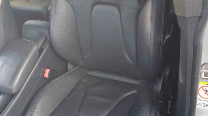 Interior Piele Neagra S-Line Fara Incalzire Scaune Fata Stanga Dreapta Bancheta Sezut cu Spatar Audi A5 Sportback 2008 - 2016 [C2970]
