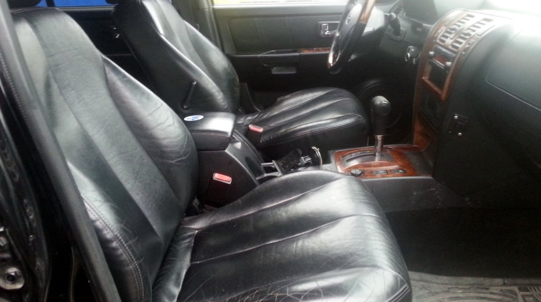 Interior piele neagra (scaune, banchete, fete usi), Hyundai Terracan fabr. (2001 - 2008)