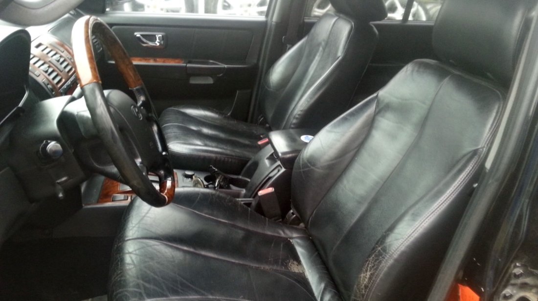 Interior piele neagra (scaune, banchete, fete usi), Hyundai Terracan fabr. (2001 - 2008)