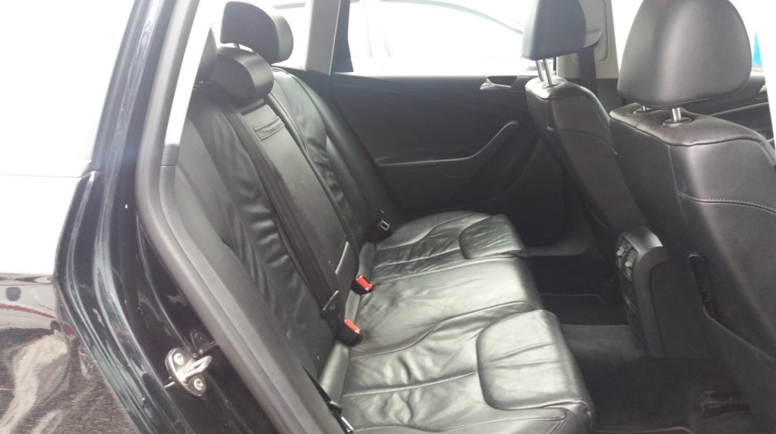 Interior piele neagra, Volkswagen Passat B6 Variant, an fabr. 2008