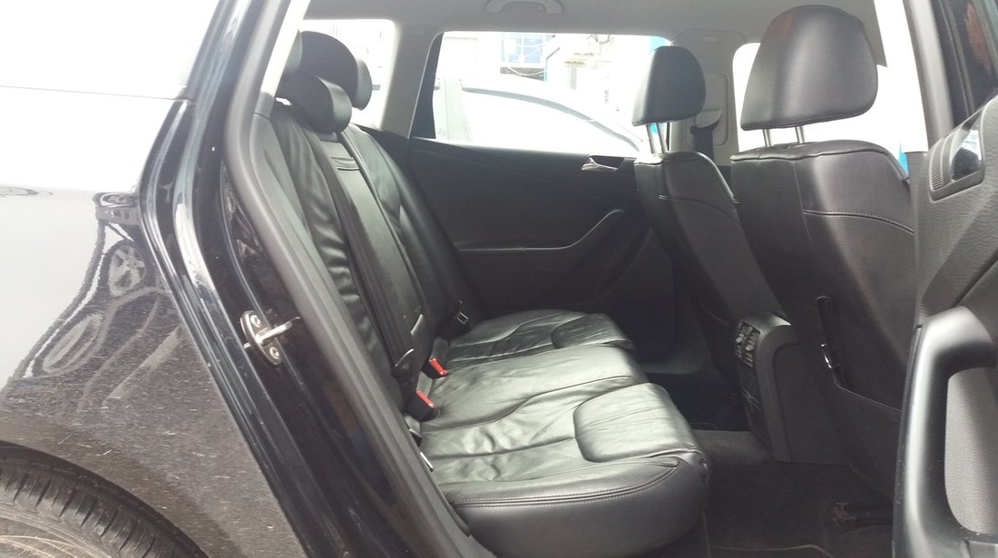 Interior piele neagra, Volkswagen Passat B6 Variant, an fabr. 2008