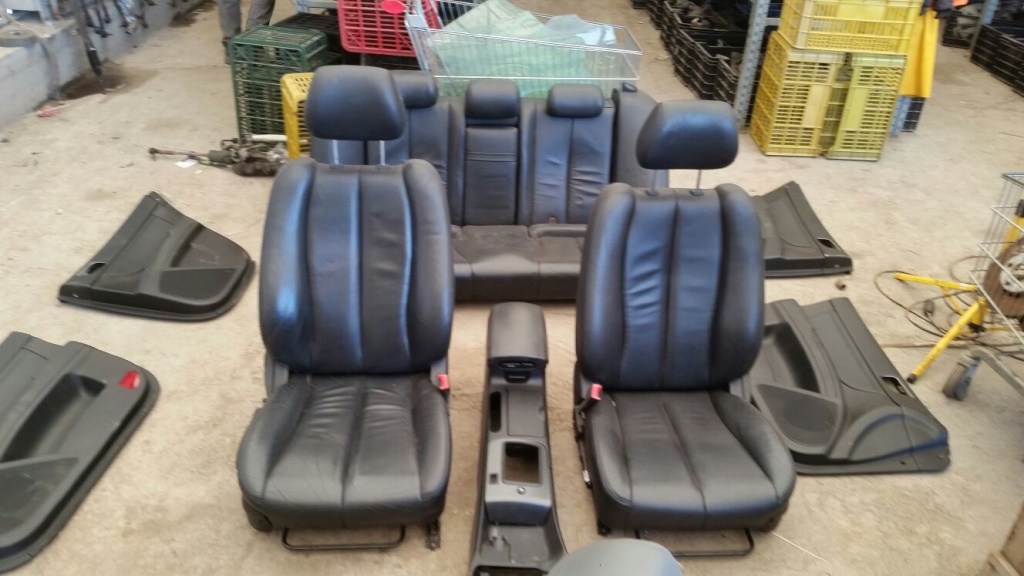 Interior piele negru Hyundai Sonata, an fabr.2008