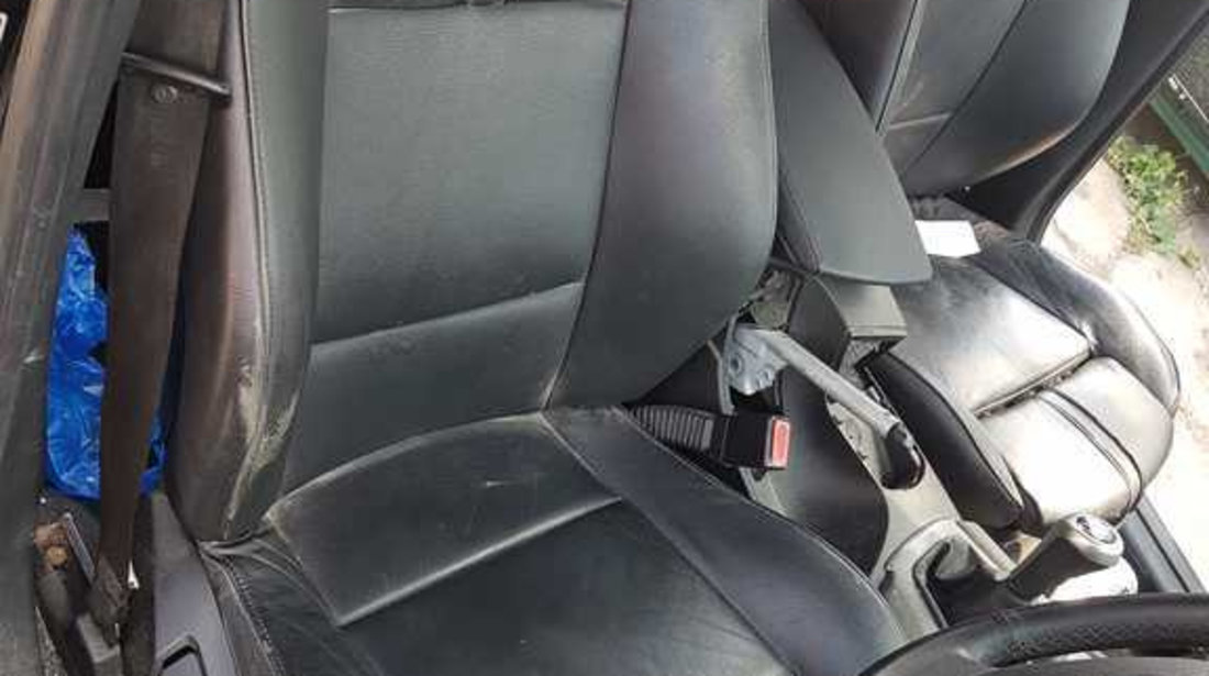 Interior Piele Scaun Scaune Fata Stanga Dreapta si Bancheta cu Spatar FARA Incalzire BMW X3 E83 2003 - 2010