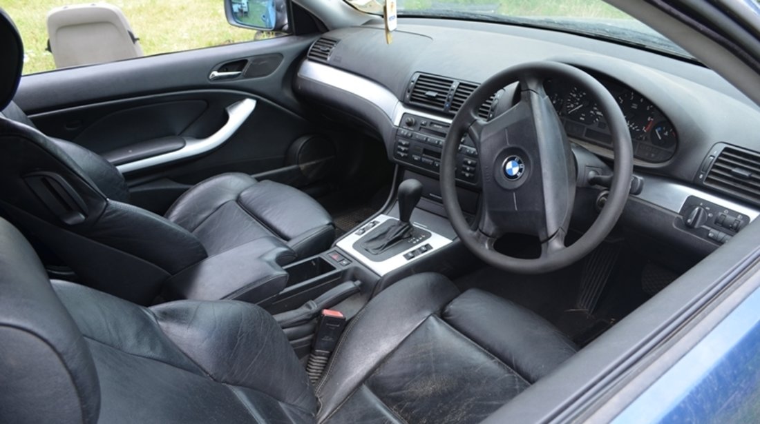 Interior RECARO BMW E46 Coupe piele neagra + fete usi