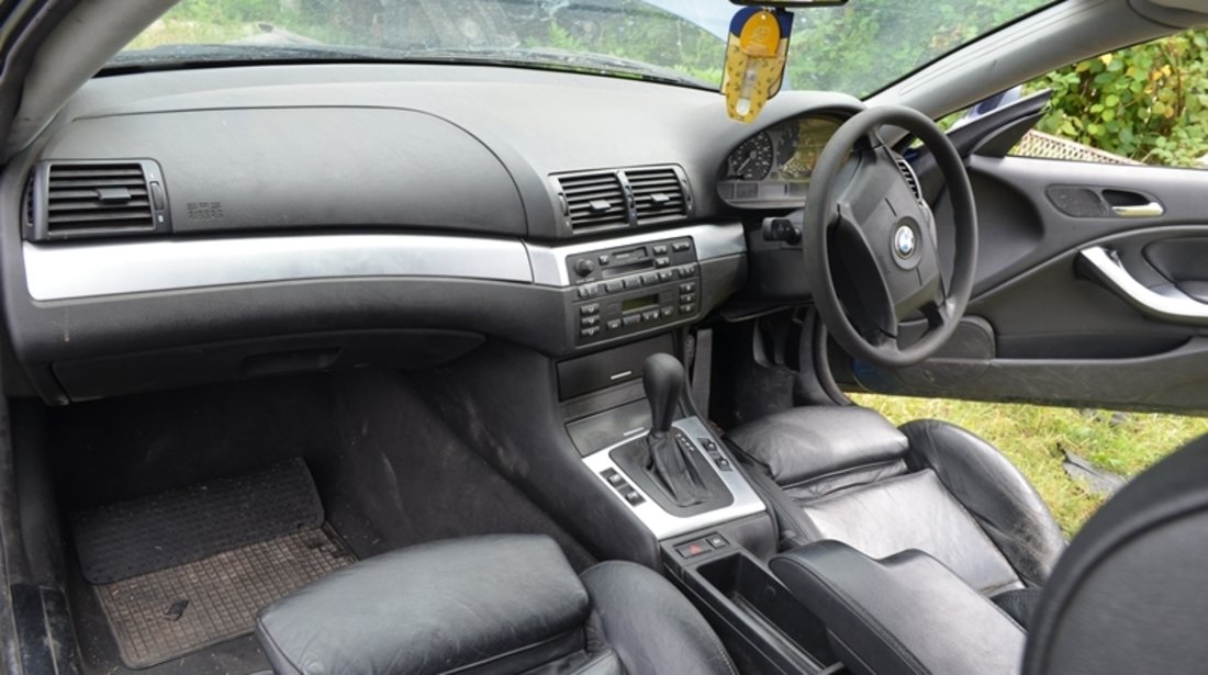 Interior RECARO BMW E46 Coupe piele neagra + fete usi