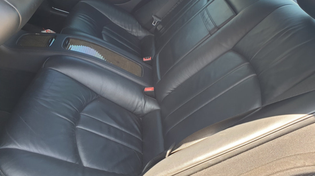 Interior Scaune Fata Stanga Dreapta cu Bancheta Piele Neagra cu Incalzire Mercedes CLS C219 W219 Facelift 2004 - 2010 [C0199]